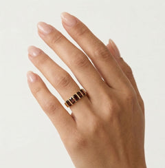 Granat-Geometrie-Goldring