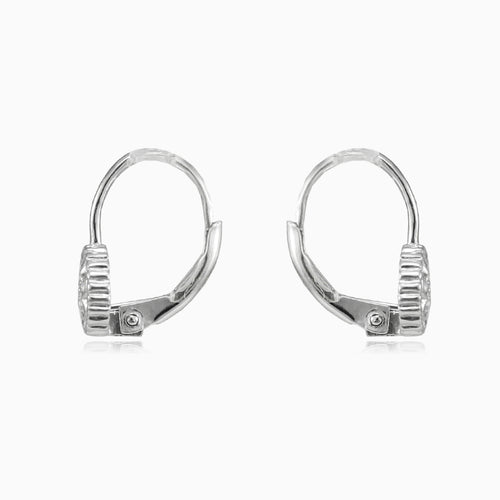 Protected flower earrings