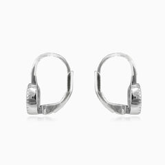 Pendientes pequeños de gota ovalada