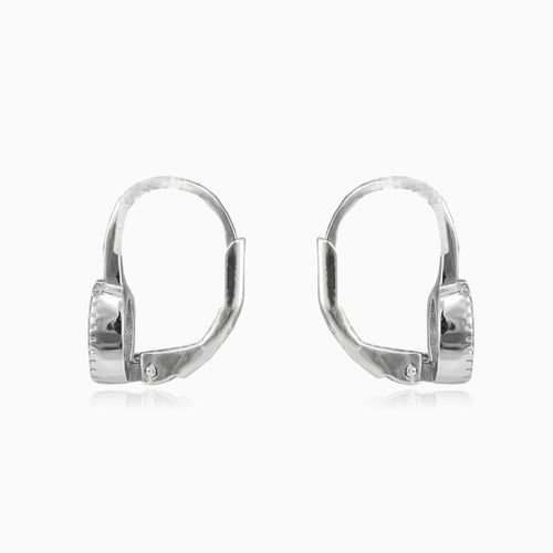 Pendientes pequeños de gota ovalada