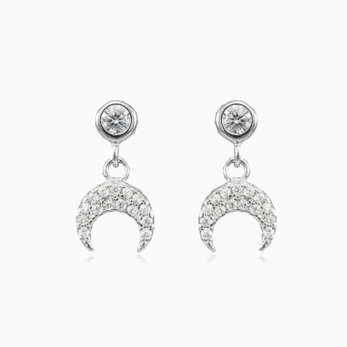 Pendientes colgantes de luna