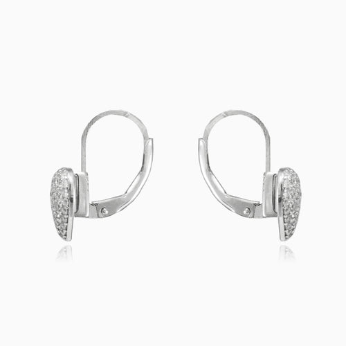 Pendientes de corazón brillantes