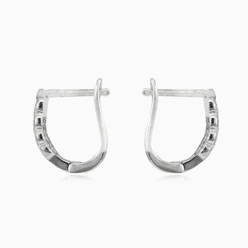  Pletené náušnice se zirkony