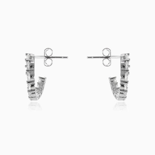 Semi circle earrings