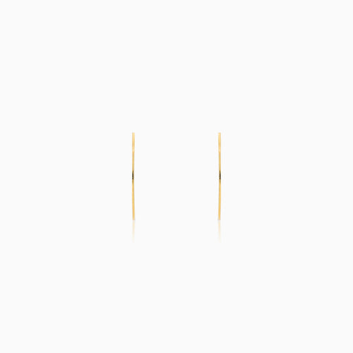 J-Hoop Gold-Ohrringe