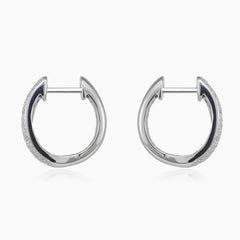 Pave zlaté diamantové náušnice