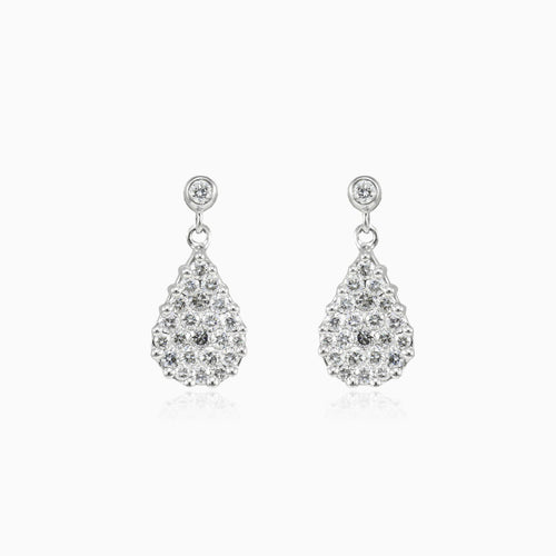 Boucles d’oreilles goutte en diamant