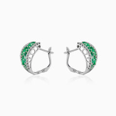 Boucles d’oreilles Émeraude Paradis