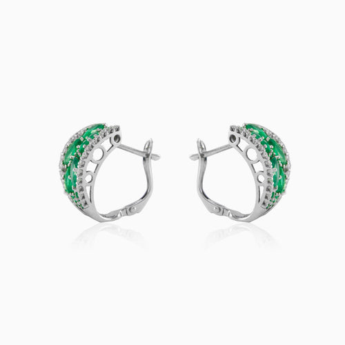 Boucles d’oreilles Émeraude Paradis