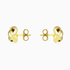 Gold knotted studs