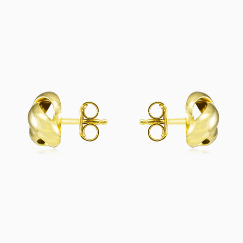 Gold knotted studs