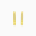 Minimalist gold earrings