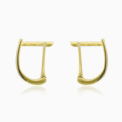 Minimalist gold earrings