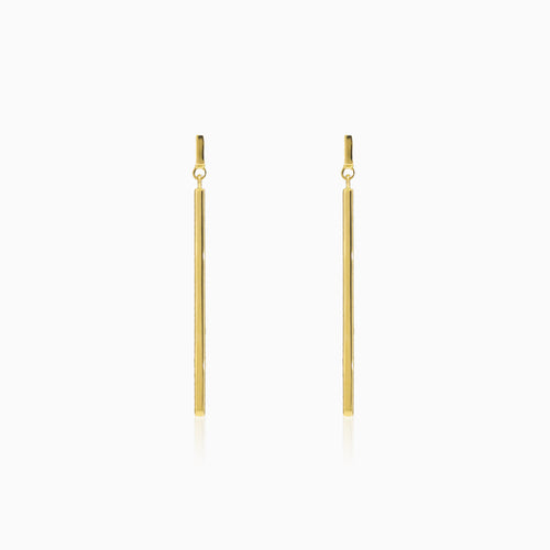 Boucles d’oreilles longues géométriques pendantes