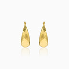 Créoles pendantes en or