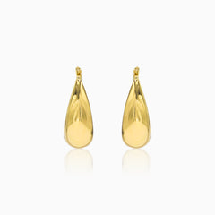 Créoles pendantes en or