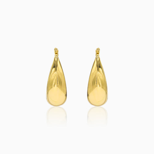 Créoles pendantes en or