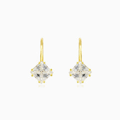 Boucles d’oreilles pendantes Princess en zirconium