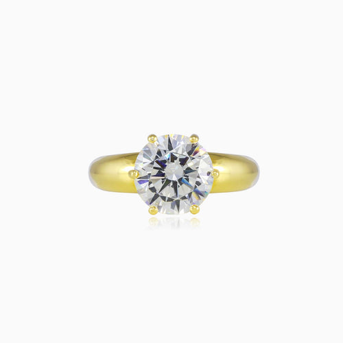 Breiter Sechs-Krappen-Goldring