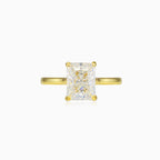 Bague en or avec zircon cubique radiant