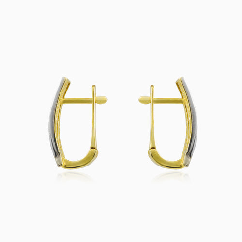 Kubische Gold-Ohrringe