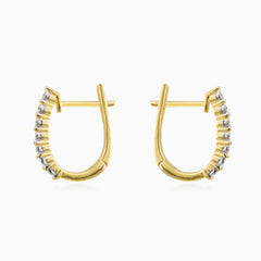 Jednořadé diamantové náušnice