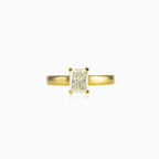 Bague diamant taille radiant