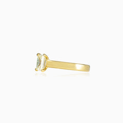 Bague diamant taille radiant