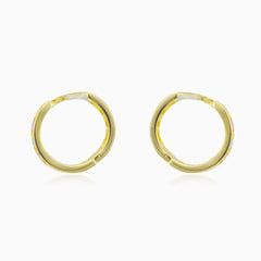 Zelené zlaté mini kruhy