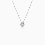 Zargenfassung-Halskette