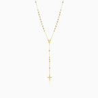 Tricolor gold rosary