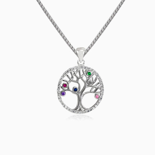 Árbol de la vida colorido con halo