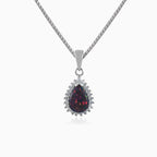 Pendentif opale noire royal