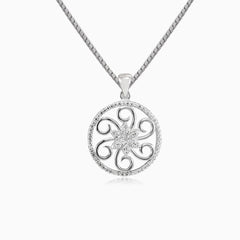 Přívěsek květiny se spirálou