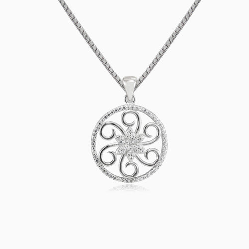 Přívěsek květiny se spirálou