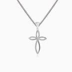 Croix infinie en zircon cubique