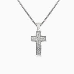 Pendentif croix plat