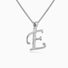 Letter E pendant