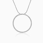 Pendentif cercle en diamant