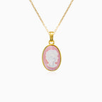 Cameo classic gold pendant