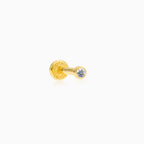 Goldenes Zirkon-Piercing