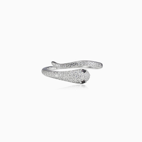 Bague serpent ajustable