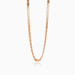 Rose gold mariner chain