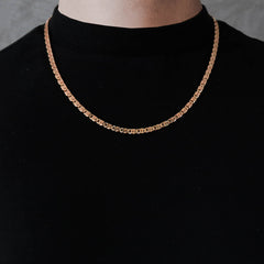 Rose gold mariner chain