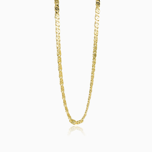 Námořnický řetízek ze žlutého zlata