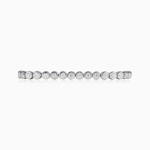 Bezel tennis bracelet