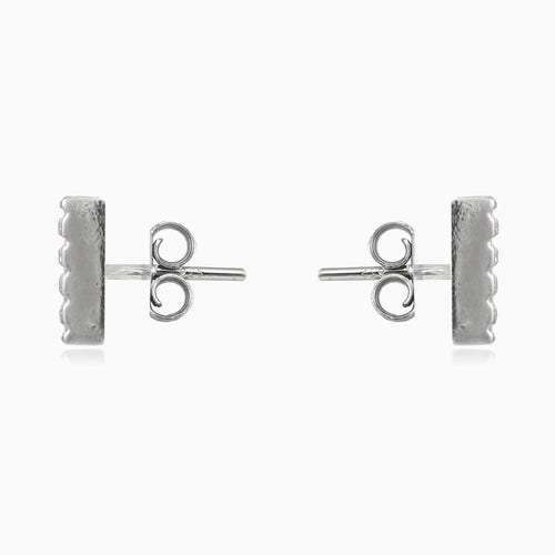 Glänzende quadratische Ohrringe