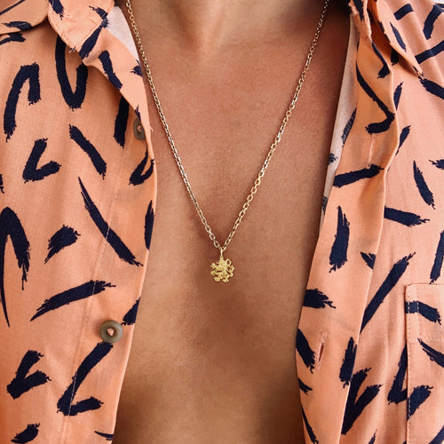 Zlatý přívěsek Český lev